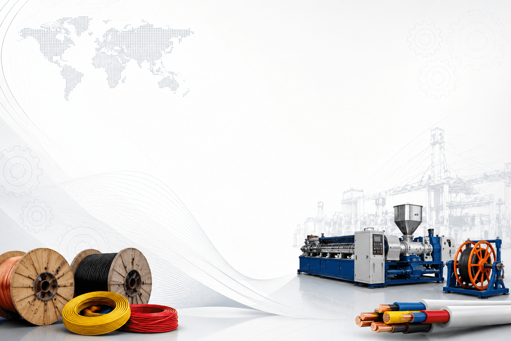Industrial Workflow Background Image